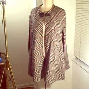 Tartan autumn cape